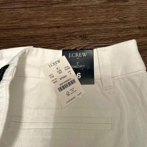 J. Crew White Shorts Classic Casual Style - Picture 4 of 4